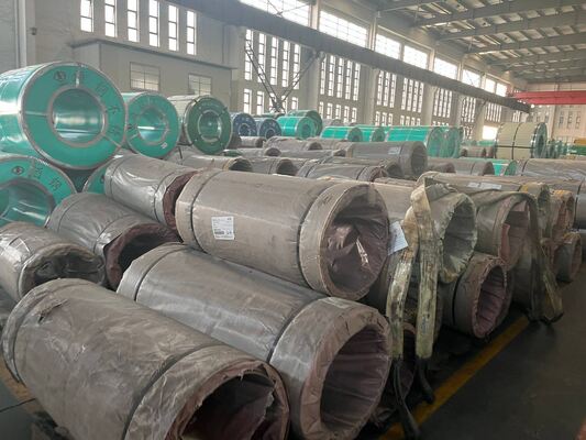 As Requirement Stainless Steel Strip 500mm 550mm 580mm Width Silver High Strength Coil Inspection 904L 410 2205